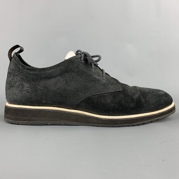 RAG & BONE Size 10 Black Suede Lace Up Shoes